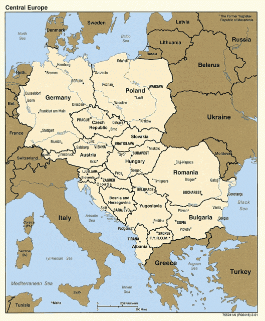 Közép-Európa és Horvátország