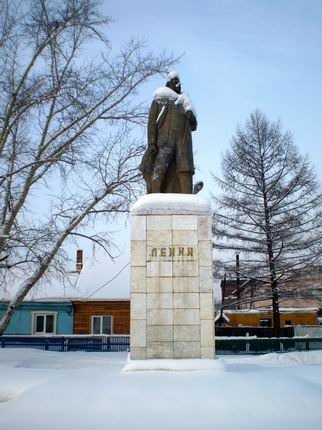 V.I.Lenin sobra valahol Szibériában, Fotó: dr.Pázmándi Gyula