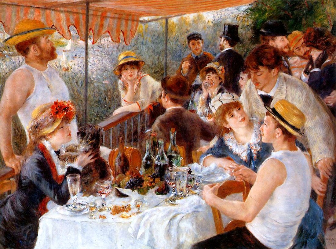 Renoir - Evezősök reggelije
