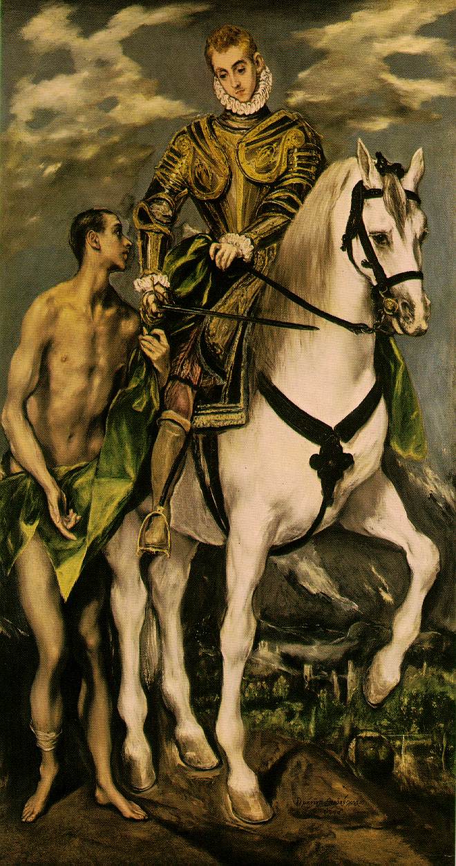 Szent Márton köpenye, El Greco, 1597-99