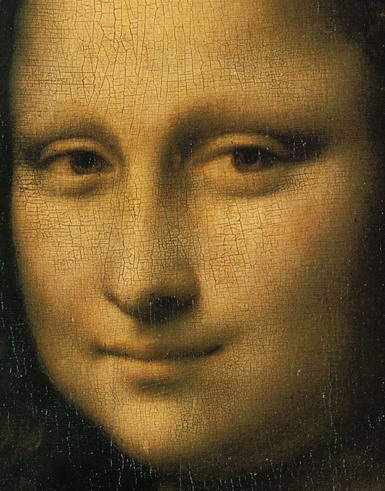 Leonardo daVinci, Mona Lisa, részlet