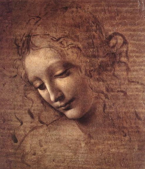 Leonard da Vinci, La Scapigliata, 1508