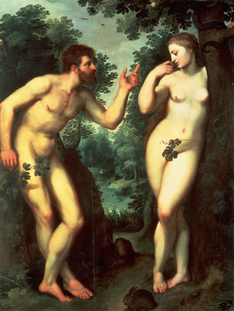 Rubens: Adám és Éva