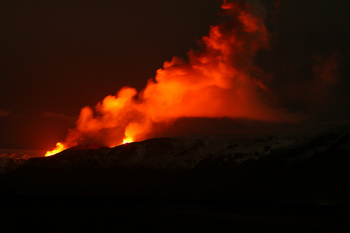 Eyjafjallajökull vulkán; Forrás: greenfudge.org