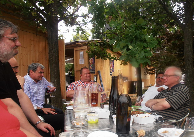 Molnár B. Tamás, Csapody Balázs, Bíró Lajos a képen (Fotó: csíki Sándor) P6090047