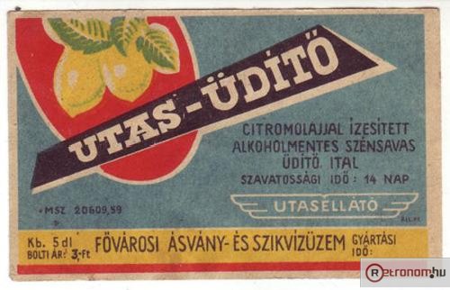 Utas-Üdítő (1959) (Forrás: retronom)