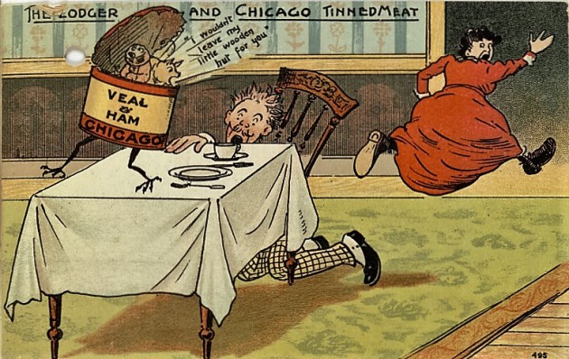 Chicago-i "borjú és sonka" konzerv (19. század vége)