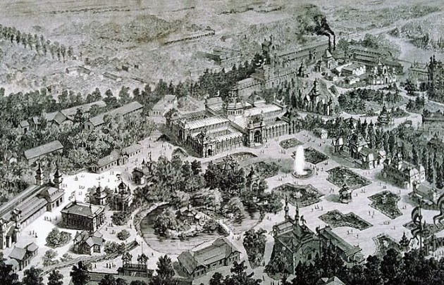 A Budapesti Általános Országos Kiállítás pavilonjai, 1885