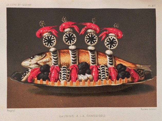 Jules Gouffé, Le Livre de Cuisine (Paris, 1881) című könyvébek illusztrációja - Chaumon a' la Chambord