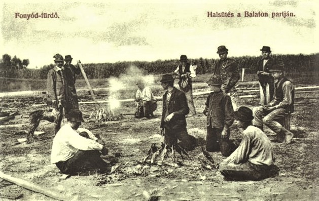Halsütés a Balaton partján (Fonyód-fürdő)