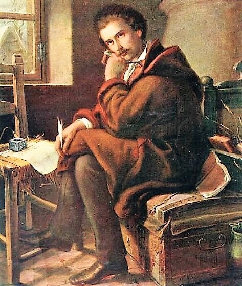 Petőfi Debrecenben (1844) Orlay festménye