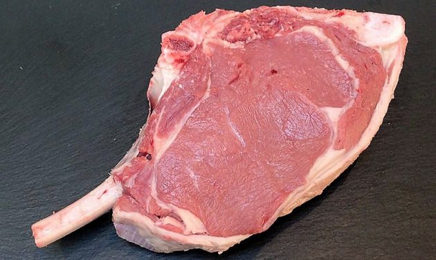Rosé veal steak