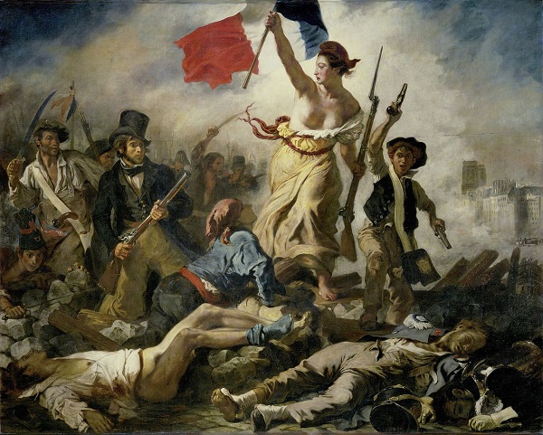 Eugéne Delacroix, A szabadság vezeti a népet (1830)