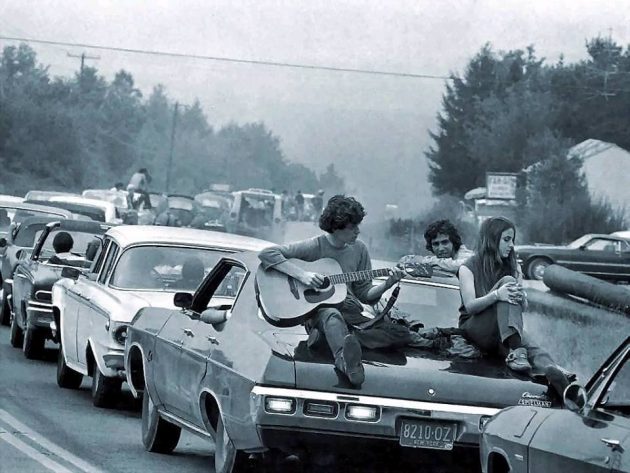 Woodstock, 1969 - úton a festiválra
