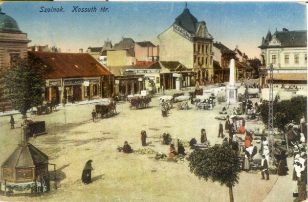 A szolnoki Kossuth tér, az 1900-as évek elején