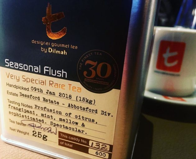A Dilmah évente megjelenő Seasonal Flush ceyloni teái extra limitált kiszerelésben készülnek, kereskedelmi forgalomba nem kerülnek.