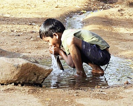 Ivóvíz, India